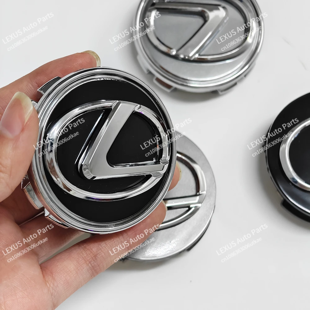 4 stücke 62mm Radnabe Center Caps Für Lexus Abzeichen Abdeckung Radkappen für NX200T ES200 ES350 IS300 RX240 GS450h LS500h Auto Zubehör