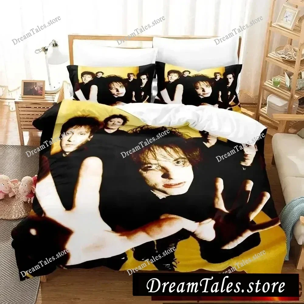 

THE CURE Band Bedding Set Duvet Cover Bed Set Quilt Cover Pillowcase Comforter King Queen Size Boys Adult Bedding Set