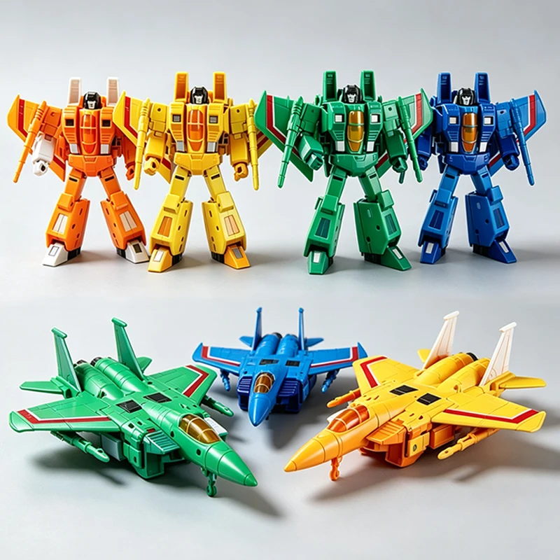 Neue JCS SS86 Starscream Actionfigur KO Transformation G1 Skywarp Thundercracker Figuren 18cm Sammlermodell Spielzeug