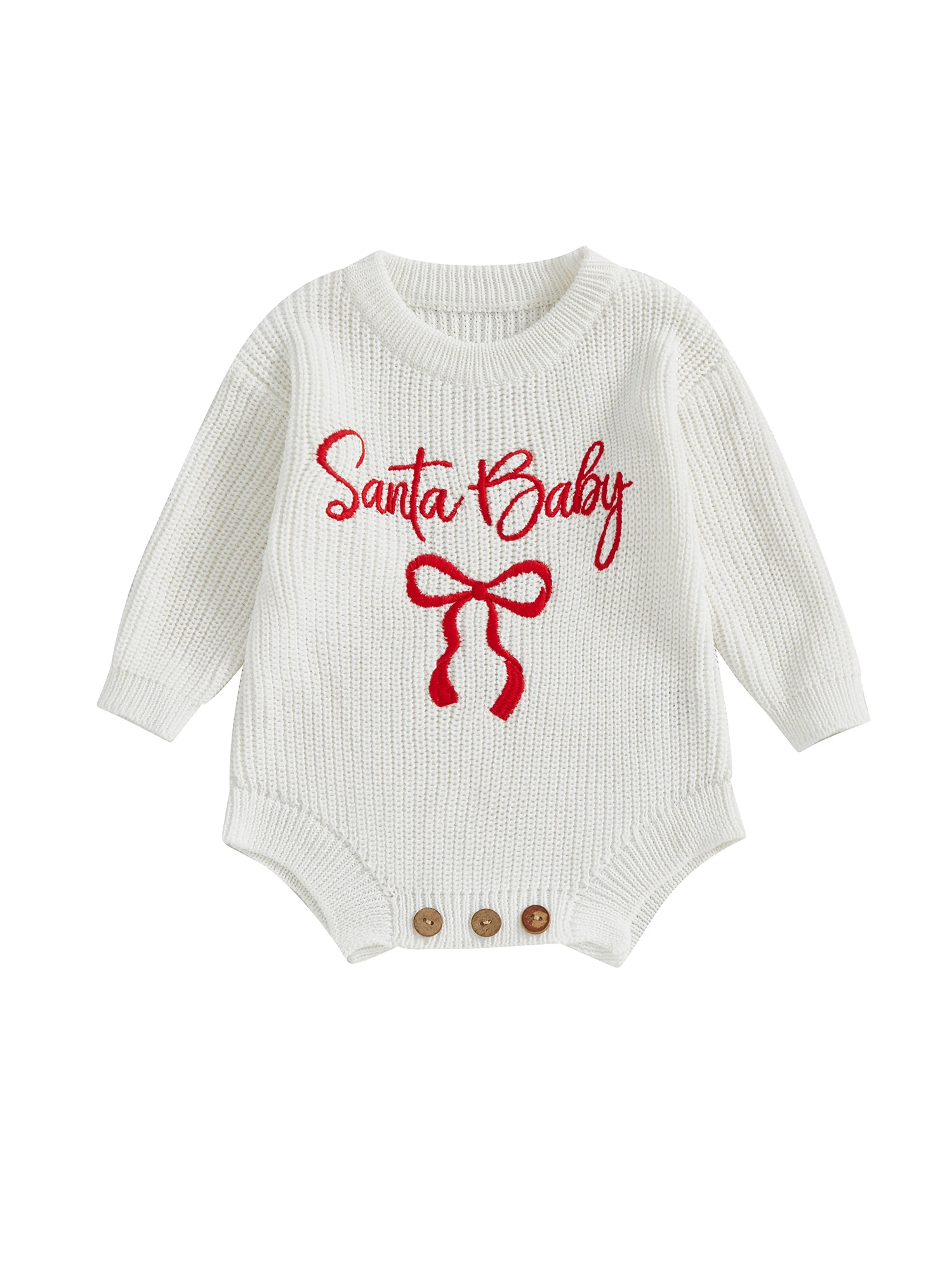 

Toddler Boy Christmas Jumpsuit Cozy Knit Reindeer Patterned Hooded Warm Winter Infant Romper with Pockets