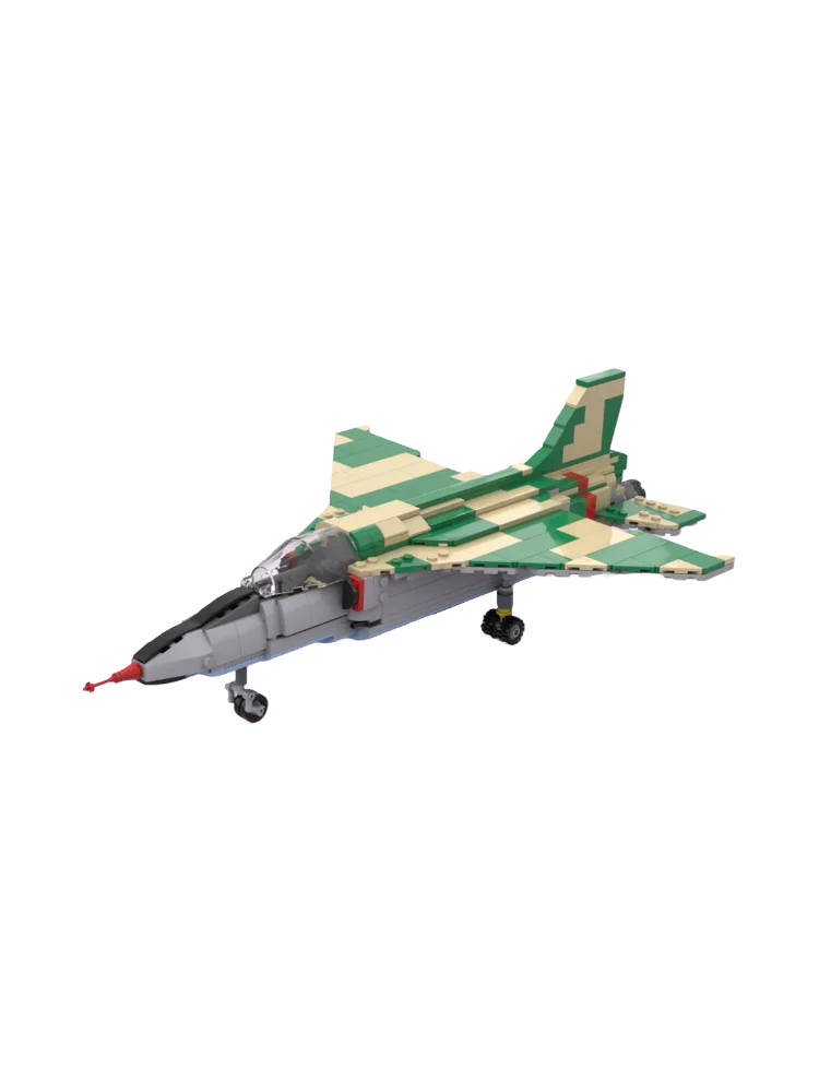 مجموعة مكعبات البناء IAR-93 Vultur / J-22 Orao نموذج طائرة مقاتلة عسكرية MOC-240697 طوب للبالغين هدية الكريسماس #2