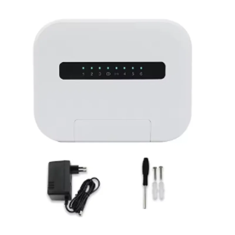 A74E-Tuya Wi-Fi Крытый интеллектуальный спринклерный контроллер Крытый интеллектуальный спринклерный контроллер Система орошения Пульт дистанционного управления 6-зонный ЕС Pl