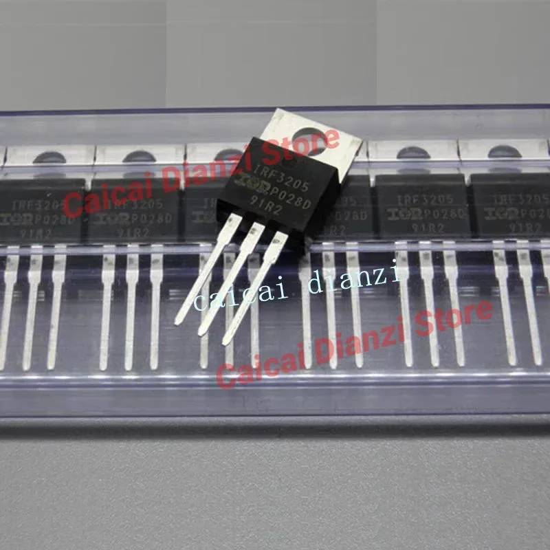 10PCS/Lot 100% Real Original New IRF3205 55V 110A 8mΩ 200W Big Chip 100% Imported Mosfet Transistors Inverter IRF3205PBF