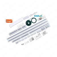 DIY Hospital Window Zip Track Curtain System Smart Hotel Automation Tuya Wifi Smart Curtain Motor 3.2m DIY Curtain Kit