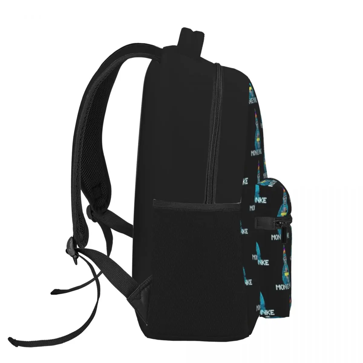 Gorilla Tag Jman curly Monke Monke VR Gamer Kinder Rucksack Frauen Teenager Schult aschen Reise Laptop Rucksack 16 Zoll