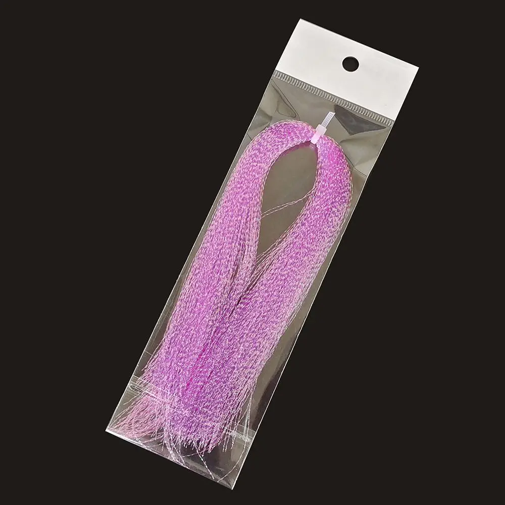 1 bolsa de materiales de atado de moscas, oropel holográfico de Flash para pesca con mosca, anzuelo de plantilla DIY, Material de fabricación de