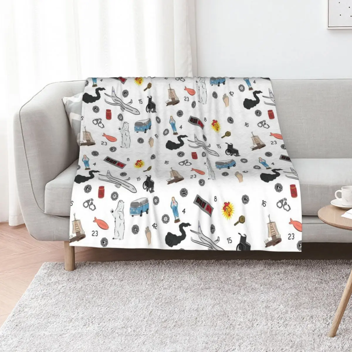 LOST Throw Blanket Tourist Bed covers Giant Sofa Plaid Sofa Polar Blankets