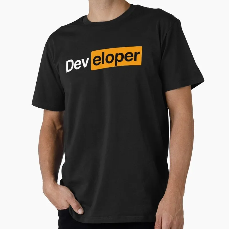 Developer Funny Graphic T‑Shirt for Programmer Software Engineers Geek IT Developers Fan Gift Tees S-6XL