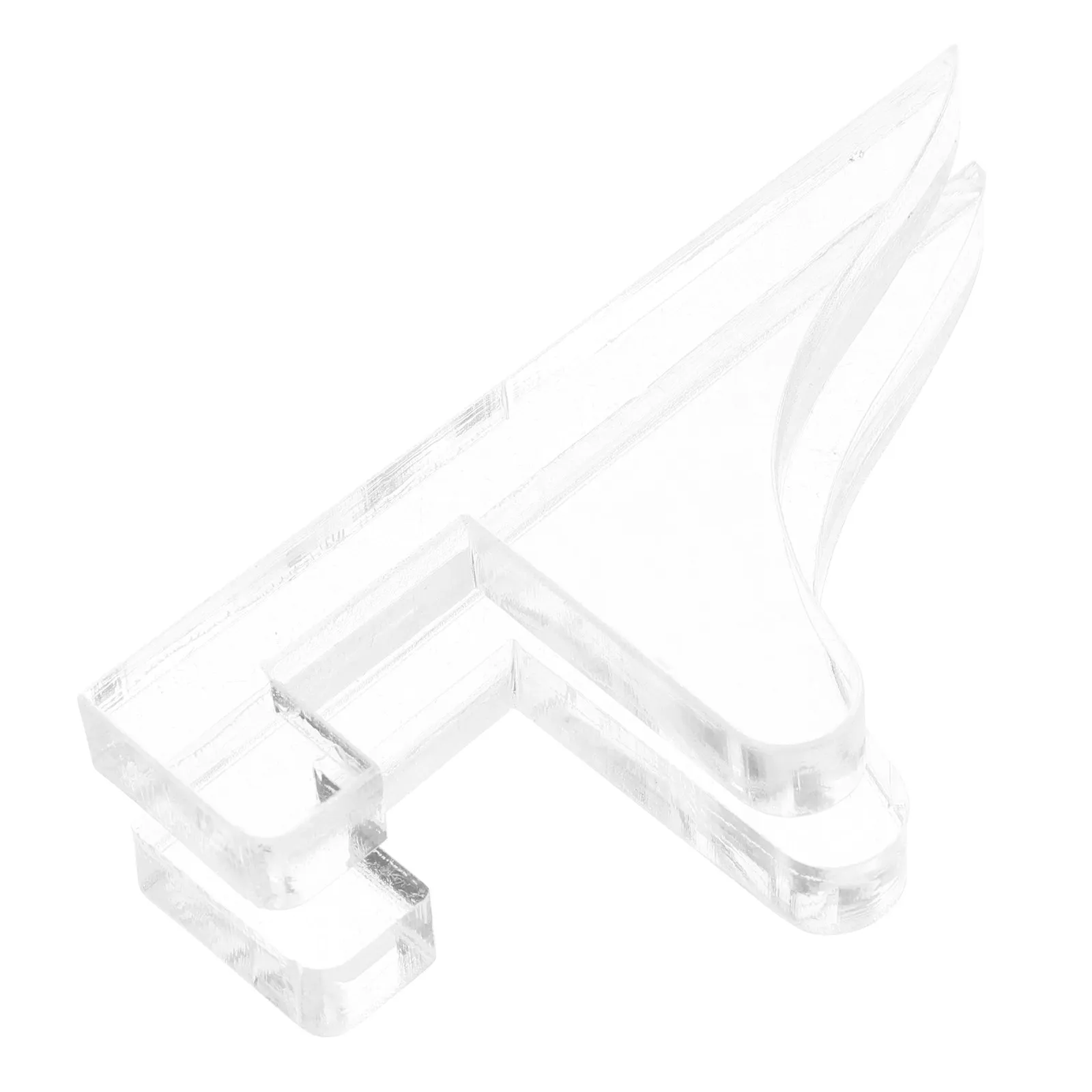 2Pcs Sleek Clear Acrylic Display Stand for Desk Tabletop Photo Certificate Diploma Award Brochure Sign Document Paper Craft
