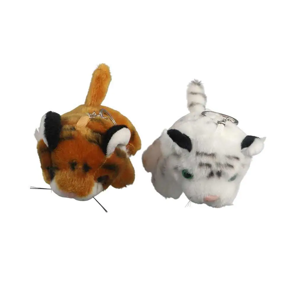 Ornament Stuffed Animals Cartoon Doll Chinese Zodiac Tiger Plush Pendant Tiger Plush Keychain Stuffed Toys Car Plush Keyring