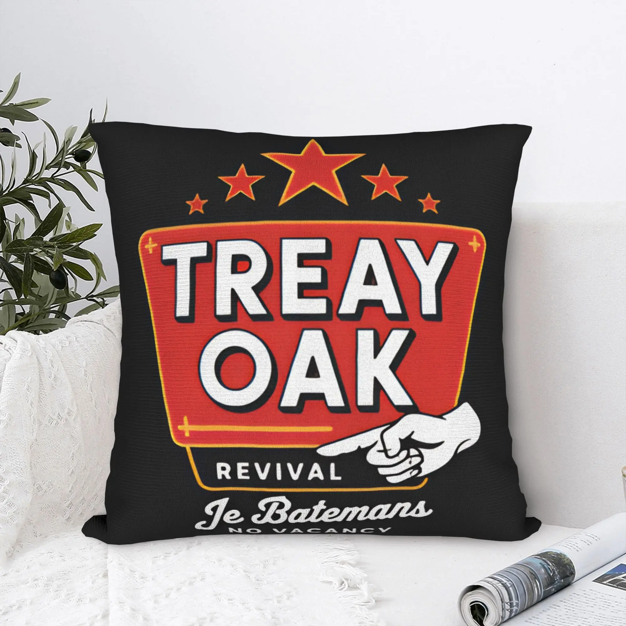 Country Music Band Treaty Oak Revival Pillowcases  Morden Pillow Case For Wedding Party Home Decor Soft Pillow Cover