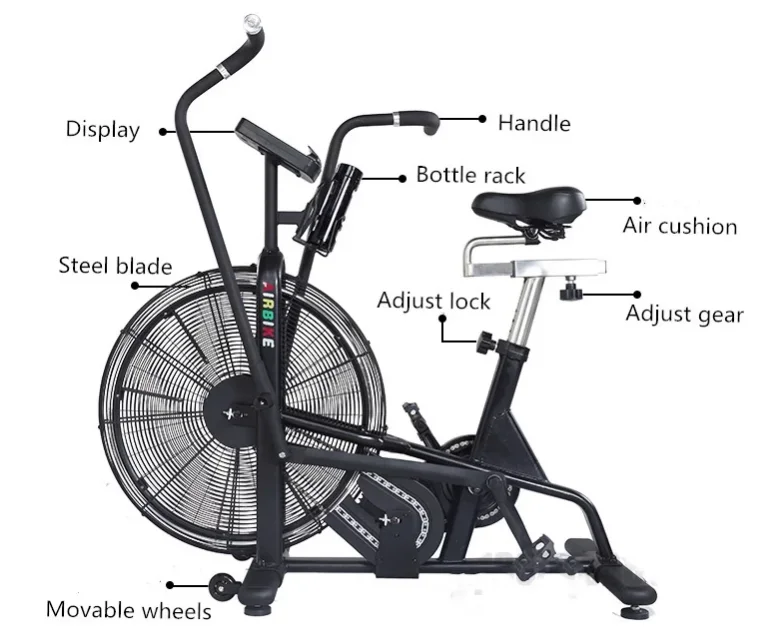 Nuovo AC-F17 la migliore vendita di attrezzature per il Fitness della macchina da palestra Air Bike per la palestra