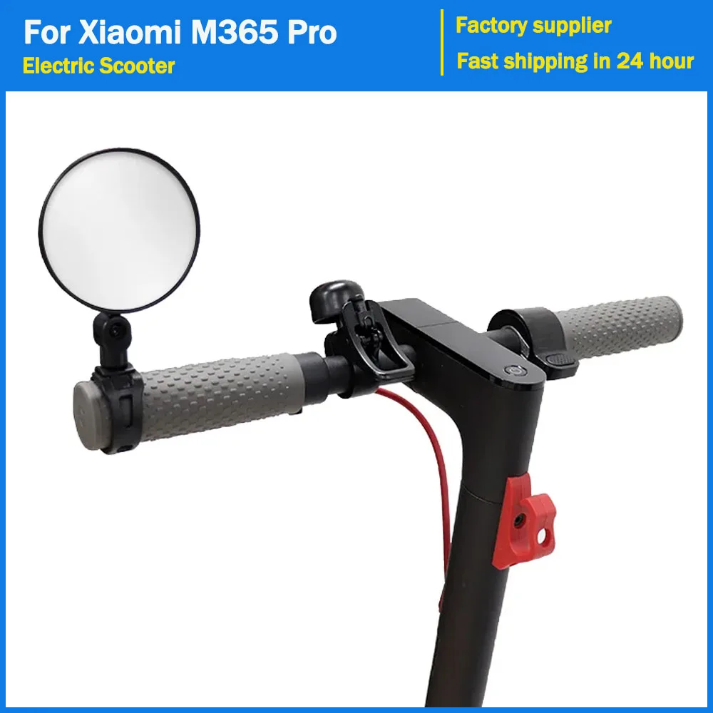 360° Drehbarer Rückspiegel für Xiaomi M365 Pro, Ninebot ES1 ES2 Elektroroller, Razor Scooter EF1 Fahrrad-Spiegelteile