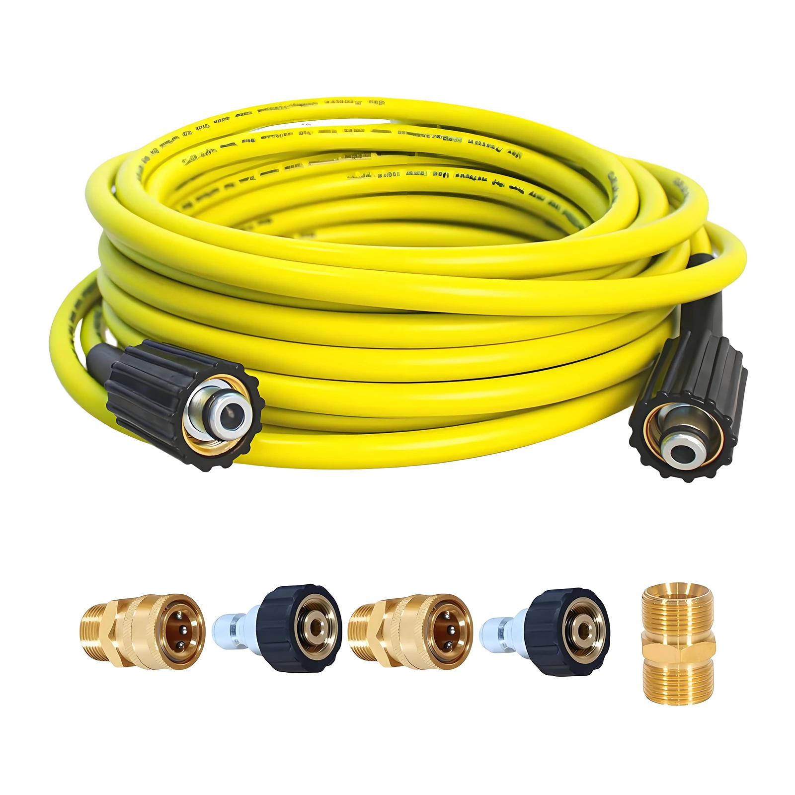 

0.5-50M high-pressure cleaning hose extension car wash pipe connector M22-14mm to 3/8 quick connect rotary joint