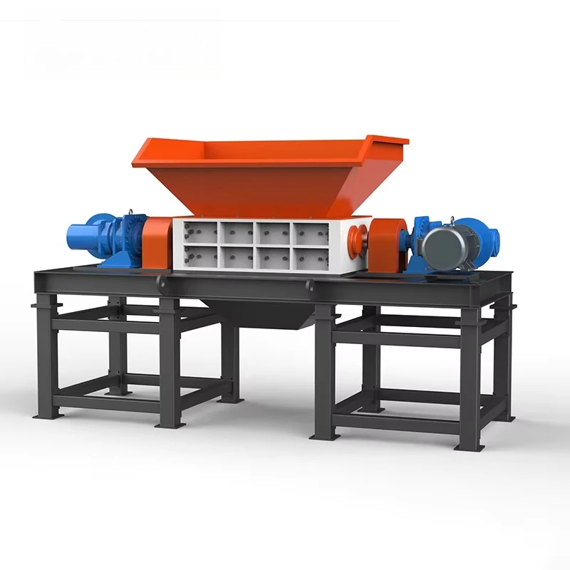 Mobile Wood Shredder Crusher High Efficiency Tree Branch Log Wood Pallet Crushing Recycling Equipment
