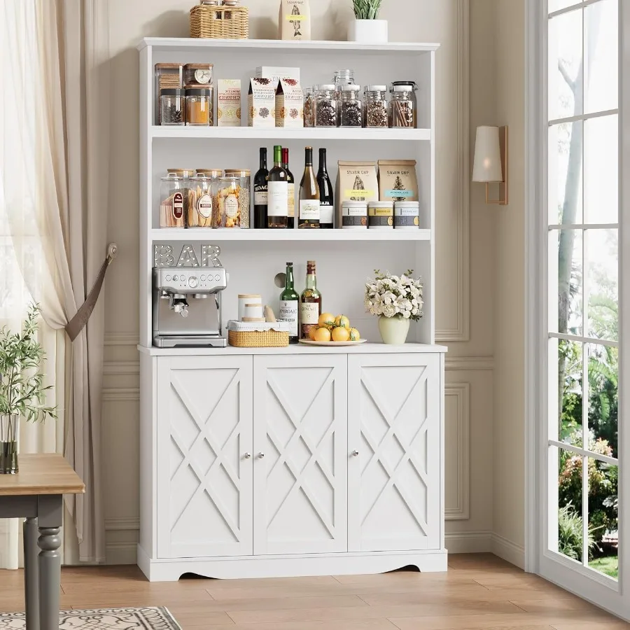 رف كتب بطول 72 ساعة مع خزائن رف كتب واسع وخزانة كتب مع أرفف مفتوحة من 3 طبقات حافظة كتب حديثة مع خزانة تخزين لـ #3