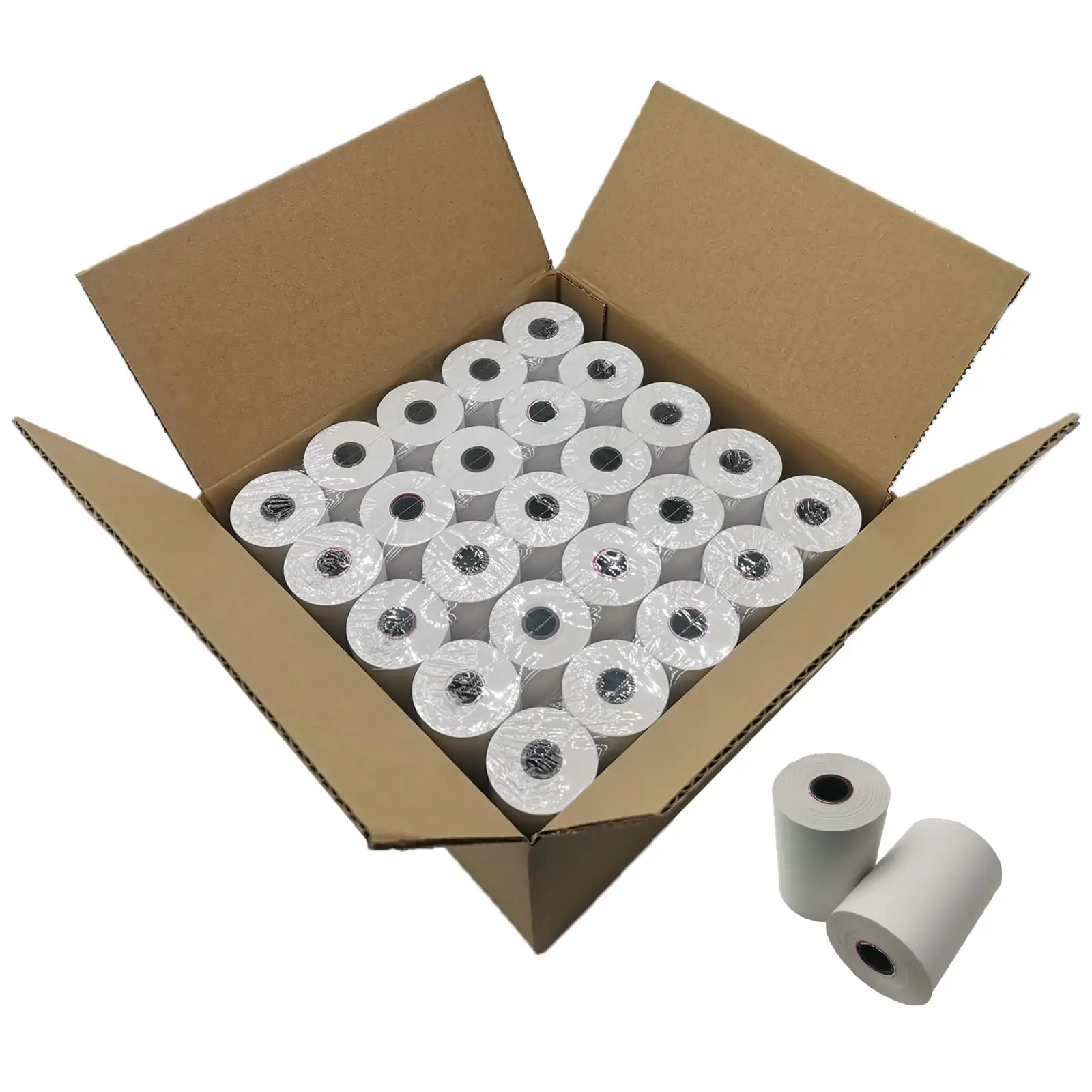 

50 Rolls Thermal Paper Rolls BPA Free Thermal Receipt Paper Rolls Per Receipt Roll Receipt Paper for Cash Registers Printing