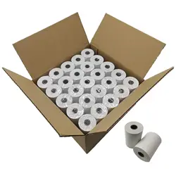 50 Rolls Thermal Paper Rolls BPA Free Thermal Receipt Paper Rolls  Per Receipt Roll Receipt Paper for Cash Registers Printing