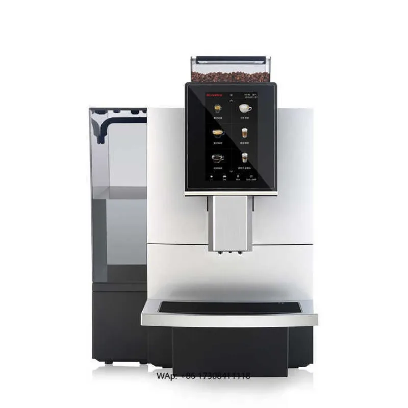 Commercial Super Automatic Espresso Coffee Machine Multi-Language Smart Bean to Cup Cappuccino Food Processing Machinery