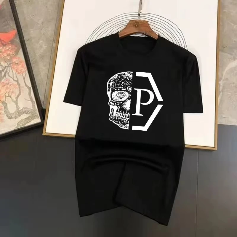 

100% Cotton Hot Sale European Luxury T Shirt Men New Brand Fashion Cool Designer T-shirts Casual Streetwear Tops Tees