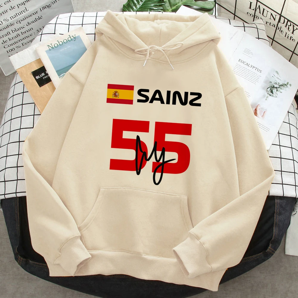 Carlos Sainz Hoodies Frauen Streetwear Pullover Sweatshirts weibliche Harajuku Kleidung