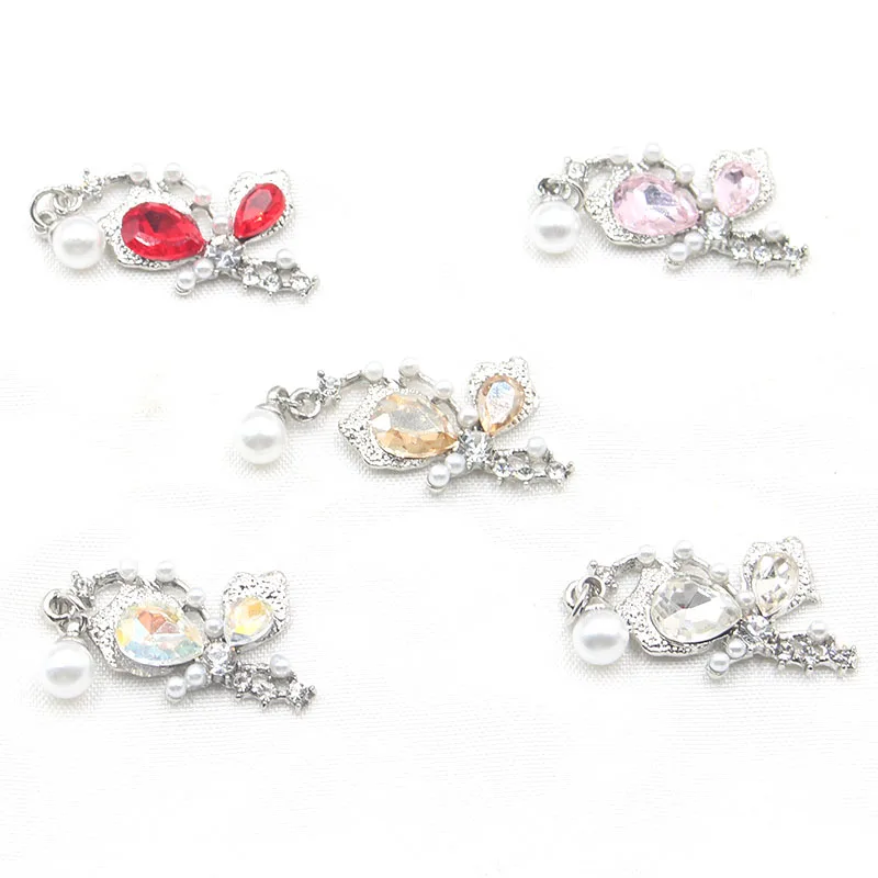 

5 шт., 16*11 мм, новые серьги в стиле ретро, красочное вечернее платье в дворцовом стиле с легкими роскошными высококачественными серьгами-бабочками