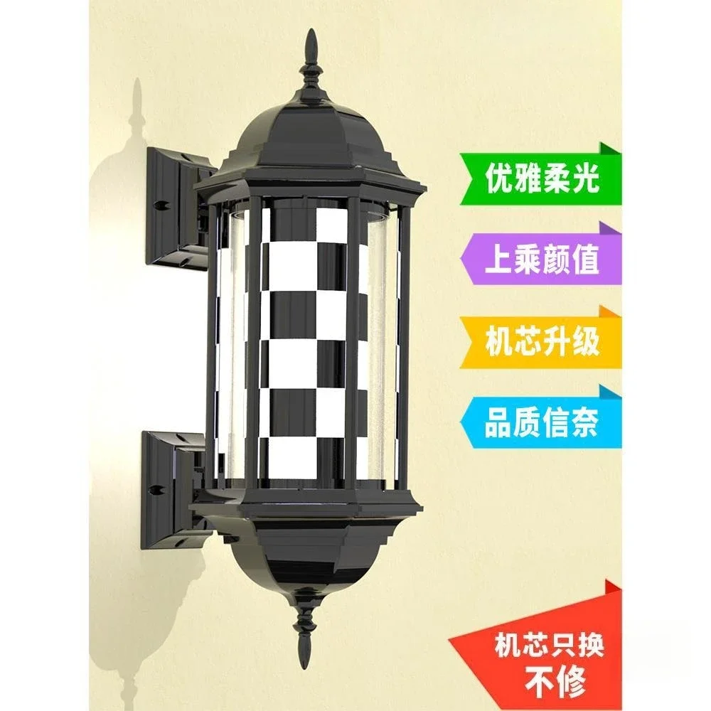 Fashion LED Internet celebrity trendy store hair turn light Roman hair salon hair shop turn light Super bright waterproof small