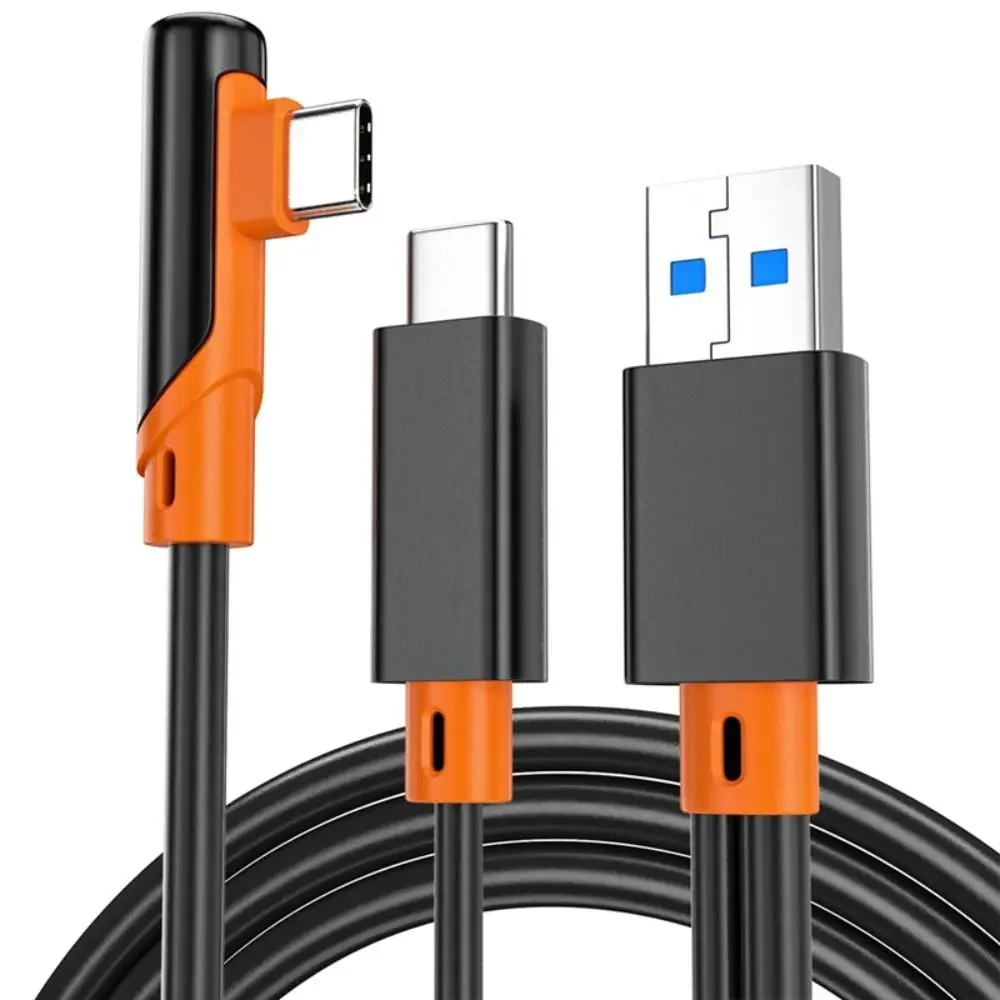 كابل USB3.2 Gen1 VR Link كابل نقل بيانات عالي السرعة 5 متر كابل شحن ثابت 5 جيجابت في الثانية لـ Meta Quest 3/3S/Pico 4 Ultra