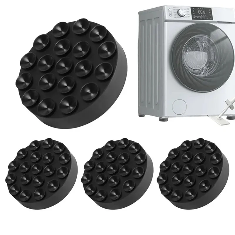 Washer Anti Vibration Pads Noise Reduction Anti Vibration Mat Washing Machine Foot Pads Elastic Washer Stabilizer Pads