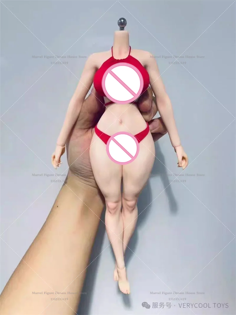 VERYCOOL VCD-03 1/6 スケール 豪華なタイプの女性戦闘機シリコンボディ、筋肉質の脚付き、12 インチアクションフィギュア兵士用