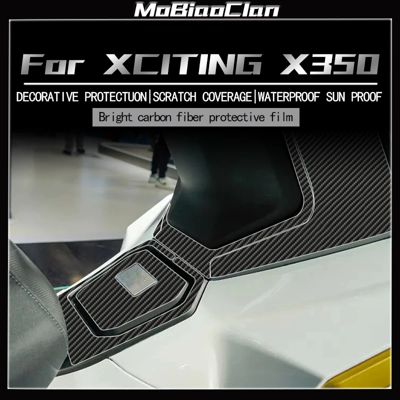 

Для KYMCO XCITING X350 XcitingX350 2025 наклейка на мотоцикл 6D защитная наклейка из углеродного волокна пленка для тела аксессуары для модификации