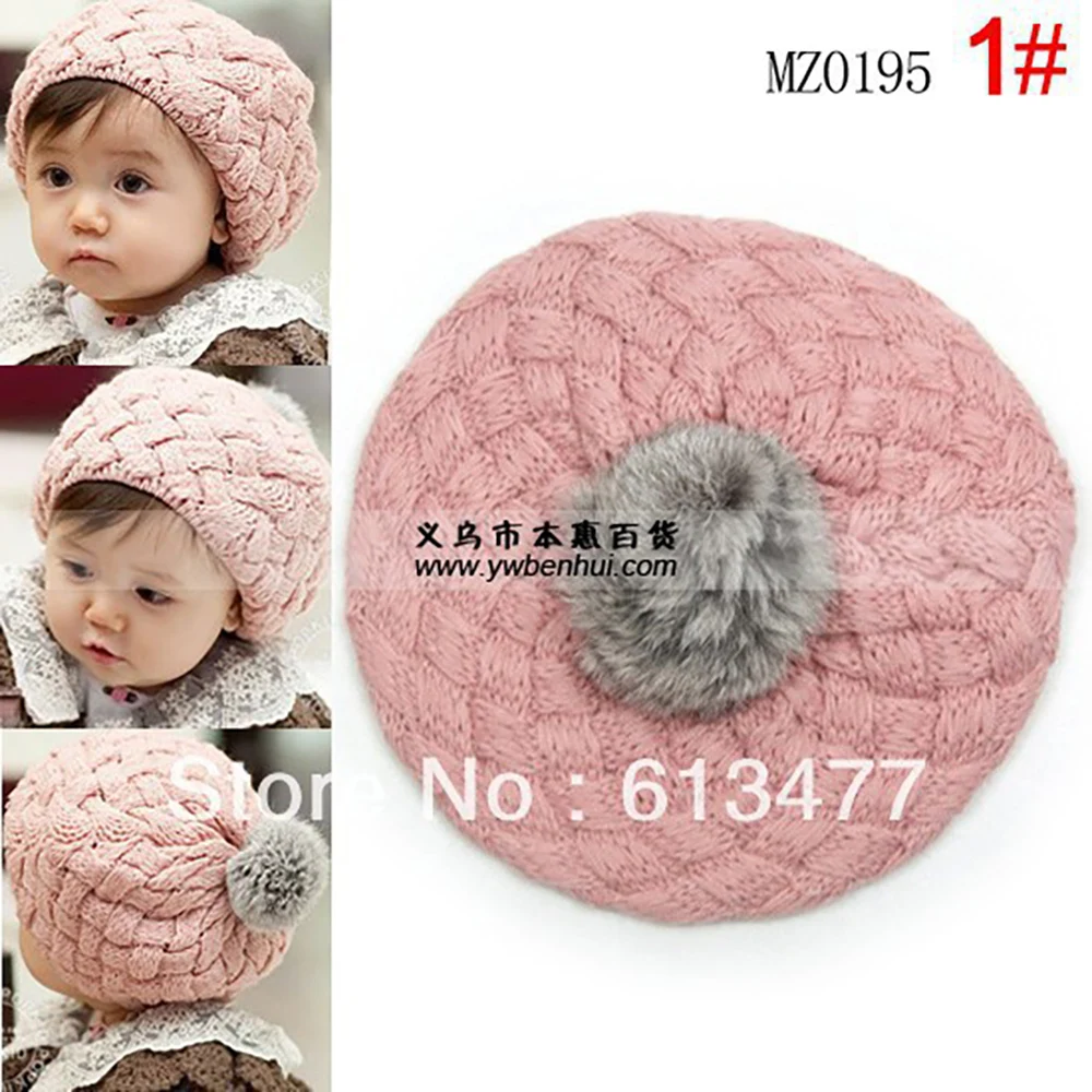 

Winter Keep warm knitted hats for boy/girl/kits hats set,scarves, bug/bee infants caps beanine for chilldren mz0195-2pcs