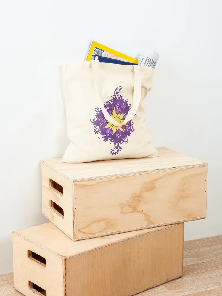 Tangled - Sun - Kingdom Dance Tote Bag Gift bag custom tote bag reusable shopping sacs de shopping