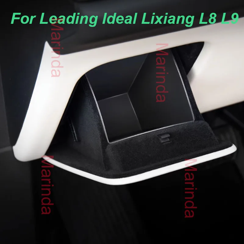 

For LEADING IDEAL LiXiang L8 L9 Car Under Driving Seat Storage Box Classify Expansion Stowing Tidying Box Interior Accessories