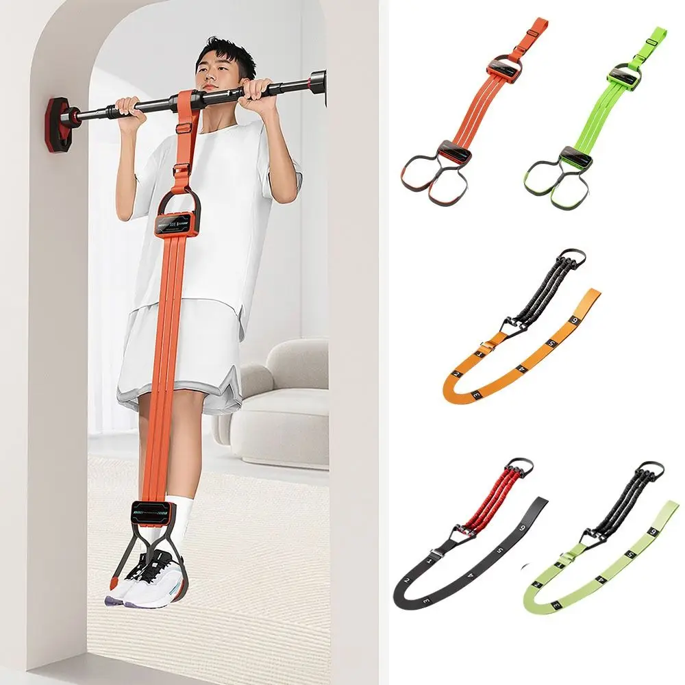 Height Adjustable Pull Up Assistance Band Digital Strap Comfortable Foot Strap Body Stretching Straps Stackable Design