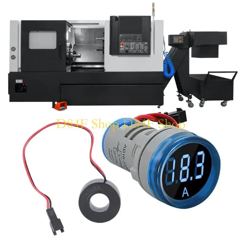 

D84F 100A Измеритель тока Мониторы напряжения и тока Цифровой светодиодный дисплей Вольтметр Световой индикатор сигнала