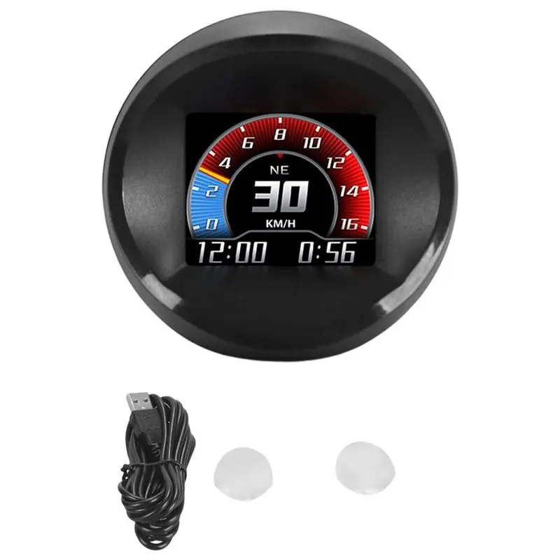 【Top Sale !!】Universal GPS Car Head Up Display HUD 5V USB Connection Vehicle Speedometer Dynamic Speed Meter Mileage Altitude Ti