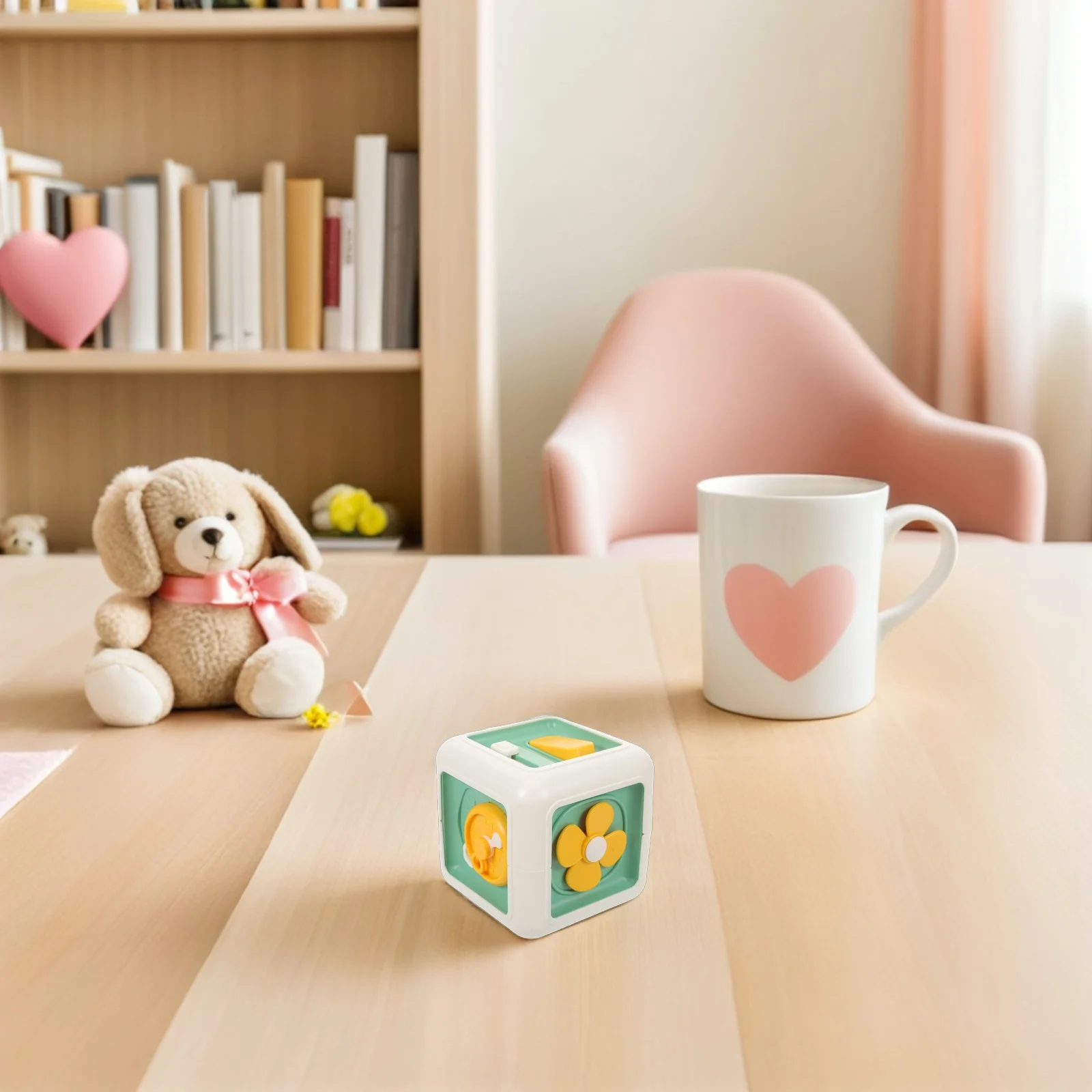 

Montessori Educational Toys Baby Activity Cube Geometry Manual Kids Busy Plastic Board