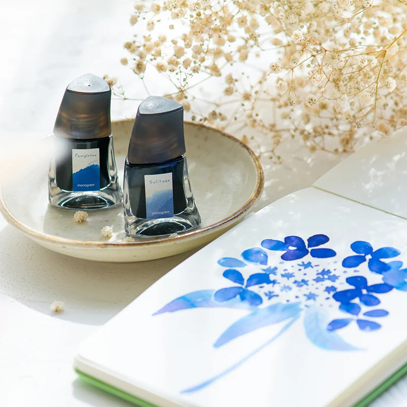 Monogram Ink Non Carbon Color Ink 15ml Ink Lattice Hand Account Fountain Pen Dip Pen Ink