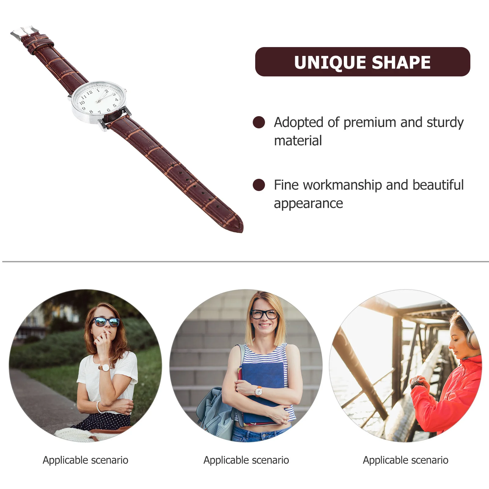 

Stylish Women Watch with Fine Workmanship Comfortable Fit Perfect for Parties Banquet School Shopping Occasions Decorative