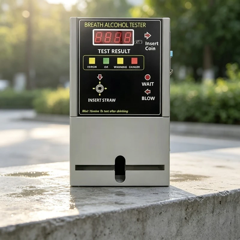 Coin Operated Alcohol Tester WG319 Breathalyzer Alcohol Detector