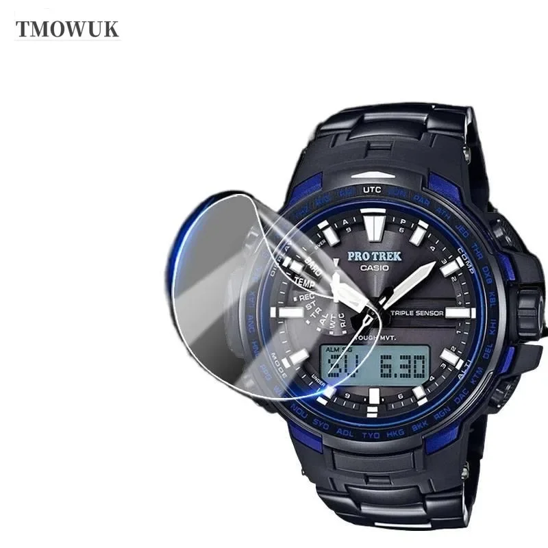 

For Casio GA100 6100 TR770 Pro-Trek EFR 303 GA-2200 GA-2100 GST-W300 Screen Protector Soft TPU Hydrogel Film HD Clear