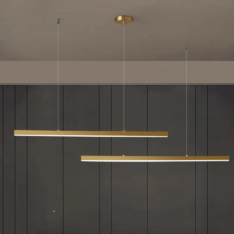 Plafonnier LED suspendu au design moderne, éclairage d'intérieur, luminaire décoratif de plafond, idéal pour une salle à manger