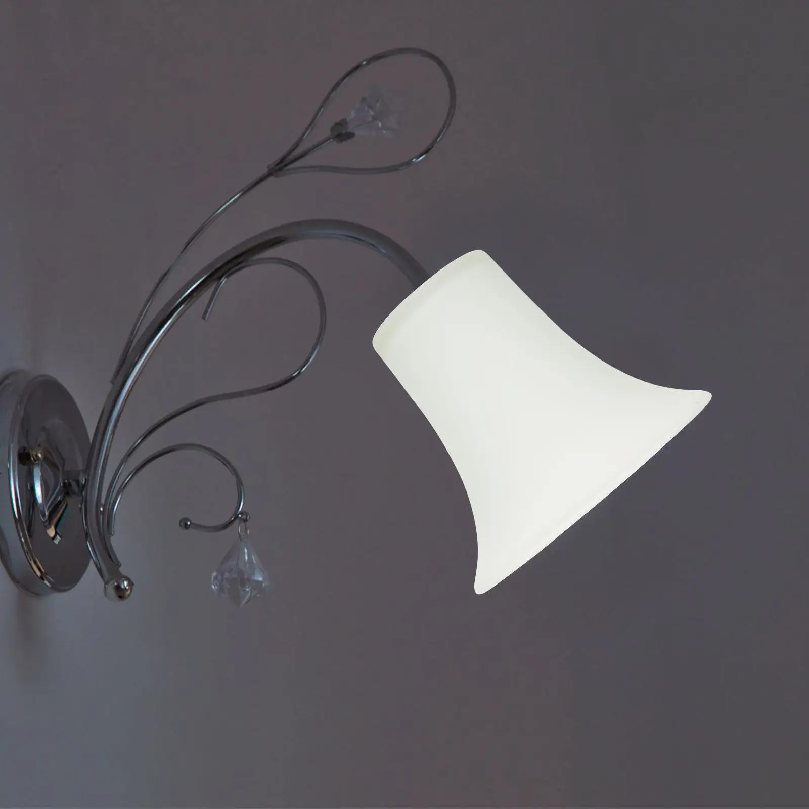 Glass Lamp Shade Frosted Smooth Finish Decorative Light Cover Natural Warm Diffuse Lighting for Table Chandelier Wall Floor