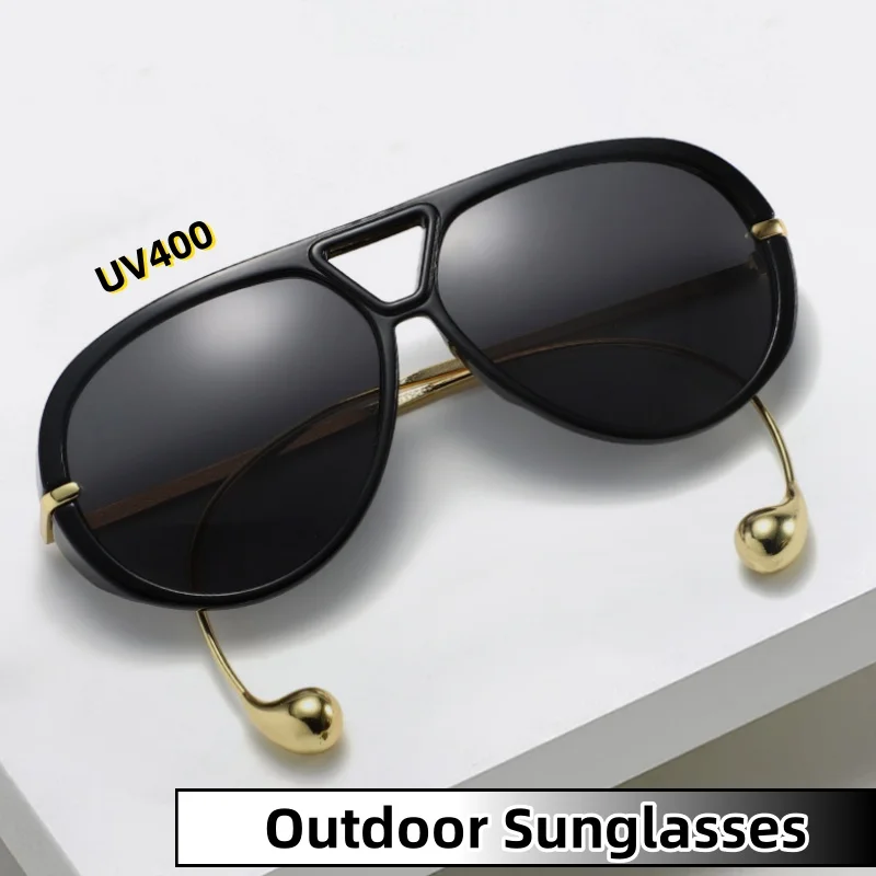 

New Fashion Toad Sunglasses Comes with Steel Ball Glasses Unisex Ultraviolet-proof Outdoor Driving UV400 Shades Eyeglasses
