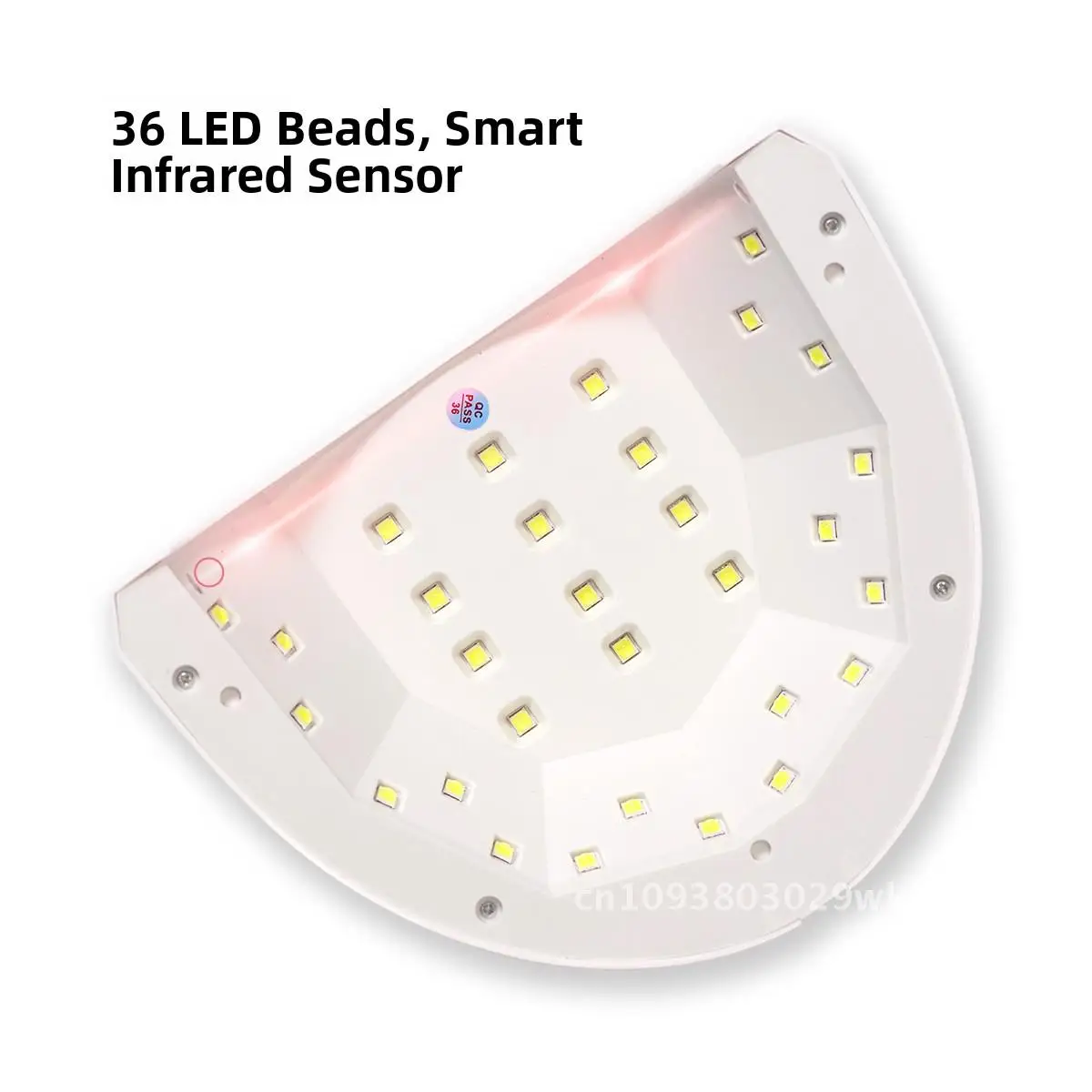 Sunone Sunshine No.1 48W Lâmpada para unhas Máquina de fototerapia LED branco Plug-in Lâmpada de cozimento para cura por indução de arte em unhas