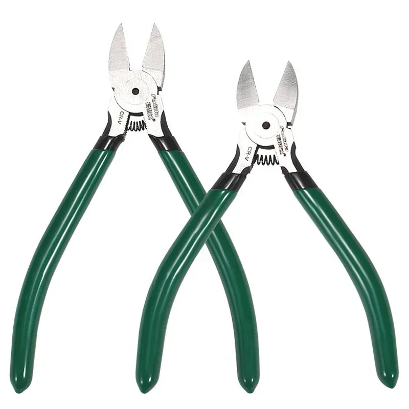 1PC 5/6 Inch CR-V Cutting Pliers Industrial Grade Diagonal Pliers For Cable Cutiing Electrician Tools Household Hand Tools