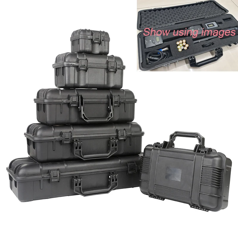 Tool Case Shockproof Multiple Specifications Toolbox Sealed Safety Case Tools Storage Box with Handle Portable Tool Organizer