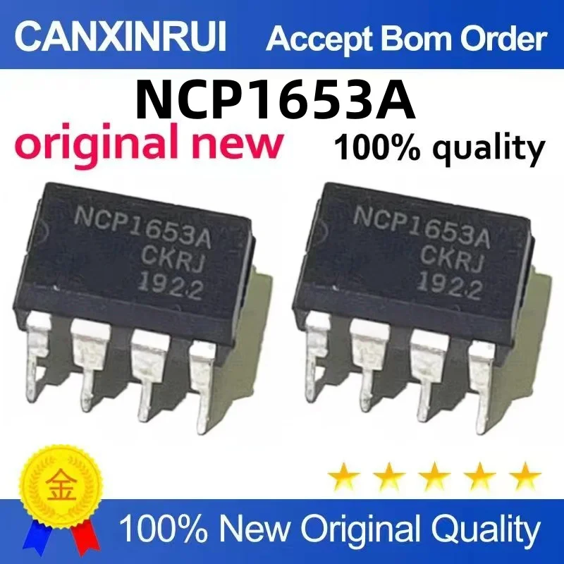 (10-300piezas)New original NCP1653A NCP1653 in-line DIP-8 power management chip one start