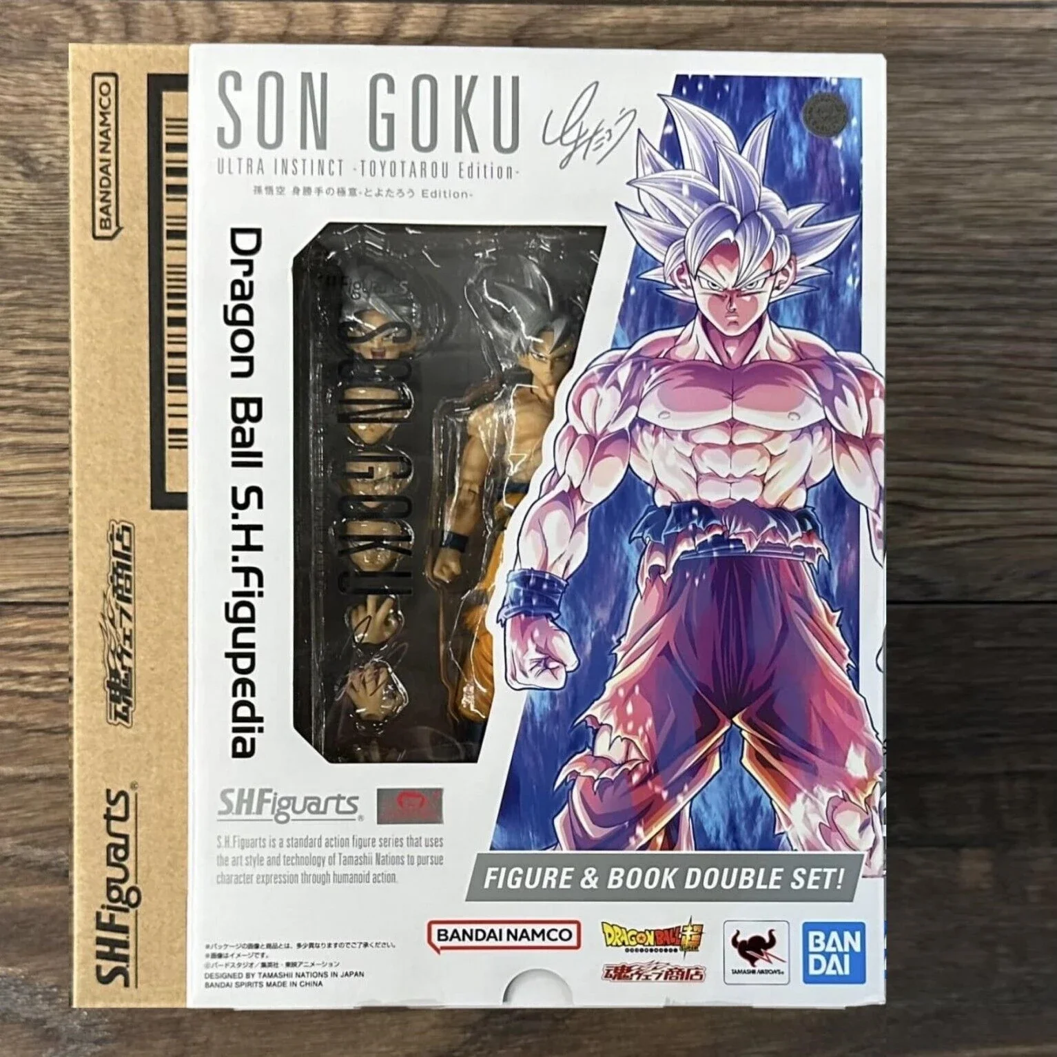 In Stock Bandai S.H.Figuarts Shf Son Goku Ultra Instinct Toyotaro Edition Action Figure Toy Model Gift